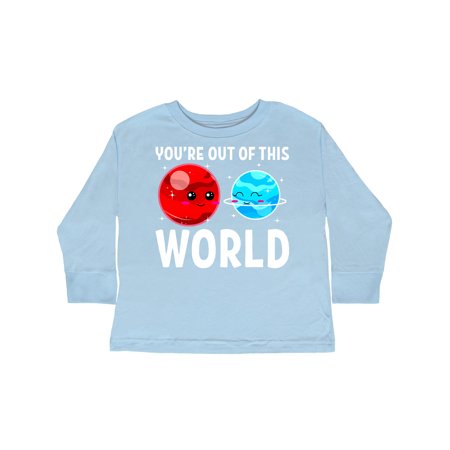 

Inktastic Astronomy Out of this World Gift Toddler Boy or Toddler Girl Long Sleeve T-Shirt