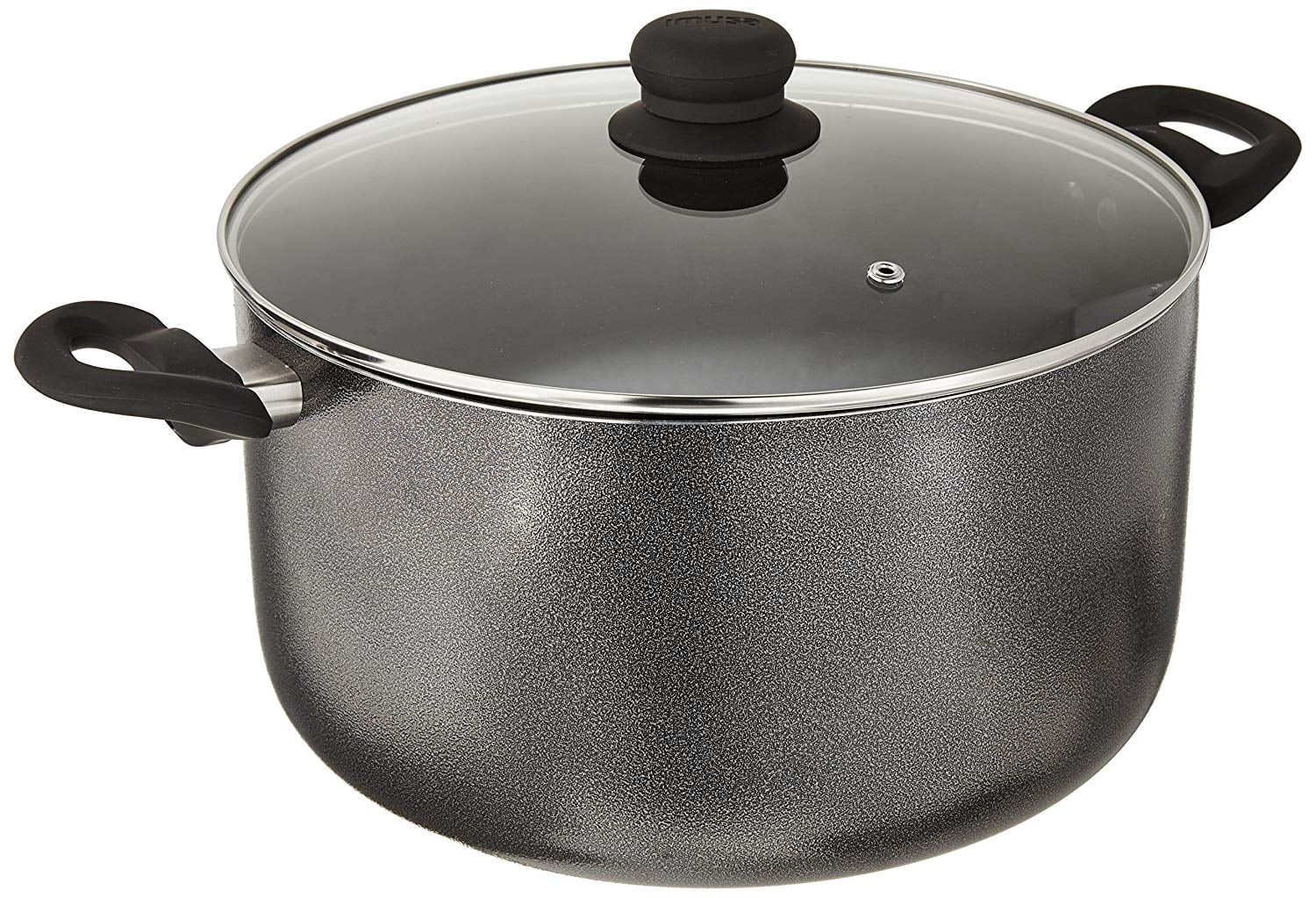 MICHELANGELO 5 Quart Nonstick Stock Pot with Lid,Soup Pot with Wood Grain Bakelite Handle Casserole Dish Cooking Pot Healthy Cookware Induction Compatible