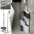 thumbnail image 4 of Broom and Dustpan Set Sweeping Dustpan Set Household Cleaning Tool Combination Non Stick Hair Sweeping Dustpan Carrying Dustpan Bucket Broom and Dustpan, 4 of 9