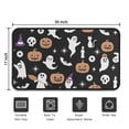 thumbnail image 5 of Halloween Ghost Pumpkin Pattern Door Rugs,Washable Non Slip Door Mats Indoor,Decorative Door Mats,Entry Mat Indoor for Entrance,Bedroom,Kitchen,Bathroom,30"x17", 5 of 6