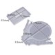 thumbnail image 2 of Molde De Resina Epoxi Para Espejo, Moldes Para Espejo De Maquillaje Diy, Molde De Resina Para Espejo Cosmético En Forma De Mano Con Soporte Para Espejo, Artesanía Para Decoración Del Hogar Guardurnaity HA035824-00, 2 of 6
