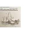 thumbnail image 2 of Set 6 Bolsas Moda Dama Mujer Casual Dorado Malubero, 2 of 3