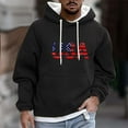 thumbnail image 2 of Awdenio Sweatshirts for Men USA Flag American Patriotic Long Sleeve Pocket Pullover Sweatshirts, 2 of 5