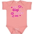 thumbnail image 3 of Inktastic Valentine's Day My Gigi Loves Me Hearts and Lips Boys or Girls Baby Bodysuit, 3 of 5