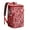 Red-18, variant on Classic Paisley Ethnic Floral Cooler Backpack, Vintage Boho Retro Abstract Decorative Mandala Design Insulated Leakproof Waterproof Lunch Bag for Outdoor Activities
