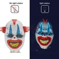 thumbnail image 3 of Máscara de payaso LED para Halloween, disfraz de cosplay para fiesta de Halloween, accesorios de decoración de bar, 3 of 10