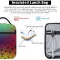 thumbnail image 5 of Lunch Box For Men Reusable Lunch Bag Men Adult Women Insulated Small Lunchbox (Paw Prints Pattern), 5 of 6