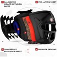 thumbnail image 4 of RDX Headgear for Boxing, MMA Training, Head Guard with Removable Face Grill, Cheeks, Ear, Mouth Protection, Helmet for Muay Thai, Grappling, Sparring, Kickboxing, Karate, Taekwondo, Martial Arts, 4 of 8