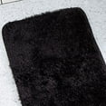 thumbnail image 2 of Bewildely Juego de alfombrillas de baño suaves, 3 pack/lote, cómodas y antideslizantes, alfombrilla de baño contorneada en forma de U Juegos de accesorios de baño Café, 2 of 6