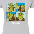thumbnail image 3 of Shrek - Shrek Grid - Juniors Fitted Graphic T-Shirt, 3 of 5