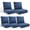 Blue, variant on Jentlehouse Outdoor Deep Seat Cushion 24" X 24" X 6" for Patio Furniture,Outdoor Chair Cushions Water & Fade Resistant Patio Furniture Cushions for Wicker Chair, Sofa, Couch, Peacock Green (Set of 5)