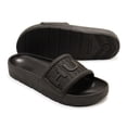 thumbnail image 3 of Hunter Women's Bloom Algae Foam Slide Sandals, Black,7 M US, 3 of 7
