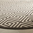 thumbnail image 3 of Safavieh Linden Joetta Geometric Indoor/Outdoor Area Rug, Natural/Brown, 6'7" x 6'7" Round, 3 of 7