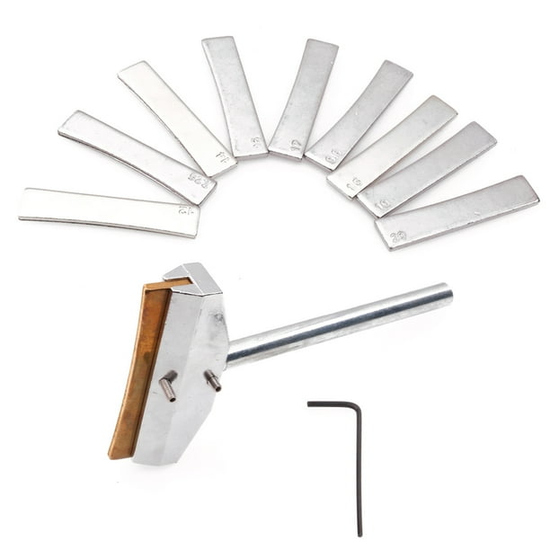 Electric Guitar Bass Neck Fingerboard Fret Inlay Tool 9pcs Pressure