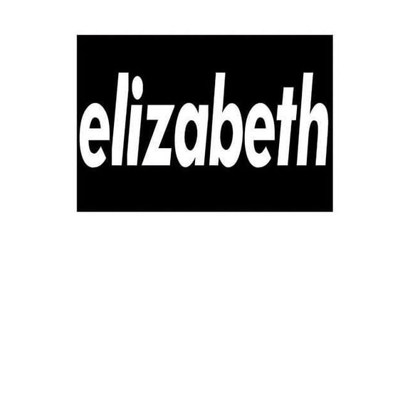 Elizabeth: 6x9 College Ruled Line Paper 150 Pages (Paperback)