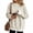 58#Beige, variant on Crew Neck Sweatshirts Women Fake Two Piece Patchwork Leopard Print Cheetah Pullover Cute Oversized Long Sleeve Top Black S