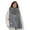 Grey, variant on Eoperou Winter Scarf Knitted Thickened Solid Color Elastic Windproof Stay Warm Anti-shrink Lady School Outdoor Scarf Clothes Accessories