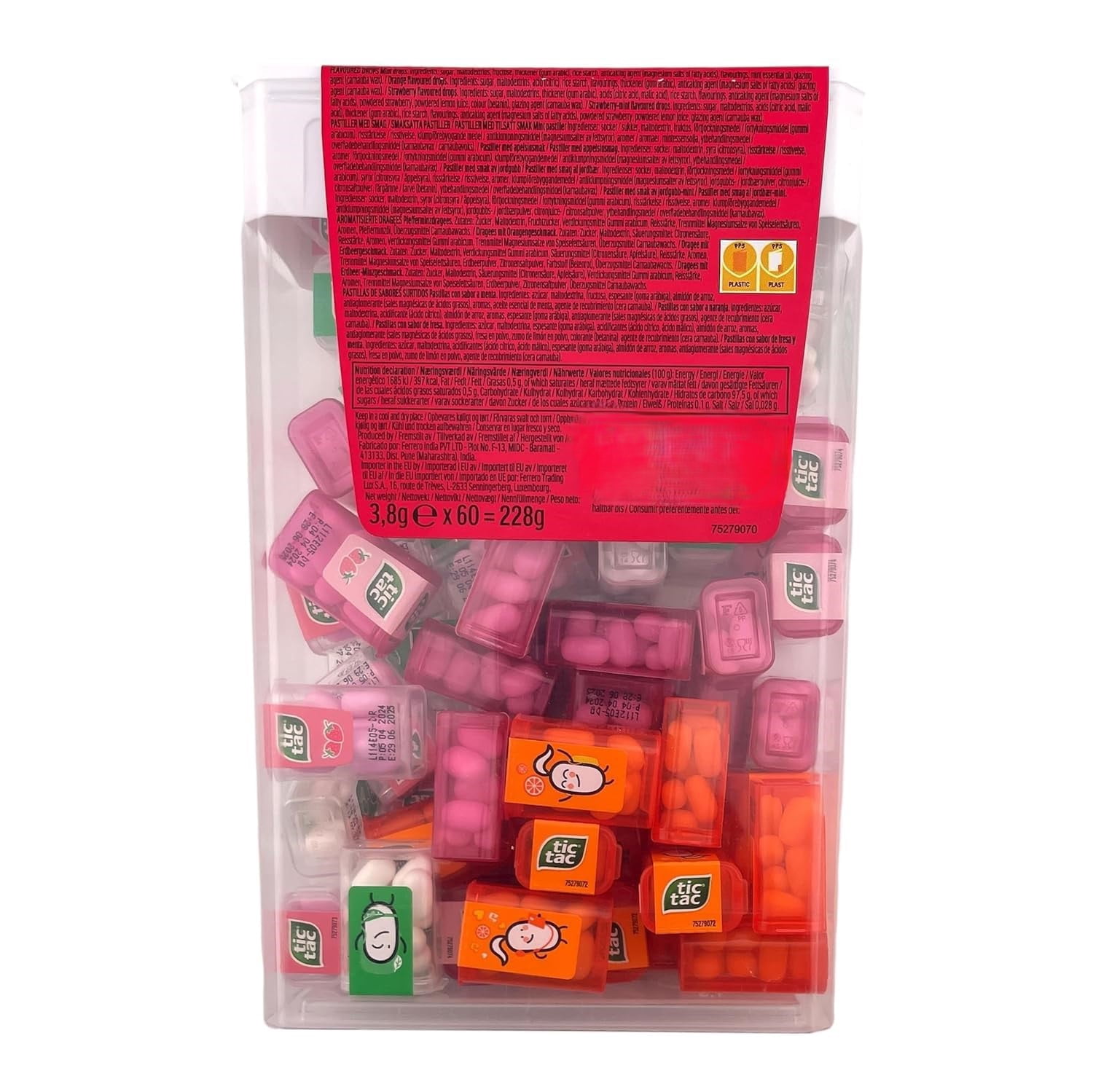 Tic Tacs Travels Mini Packs Individual Flavor Packets Large