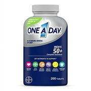 One A Day Men's 50+ Multivitamin Tablets, Multivitamins for Men, 200 Ct