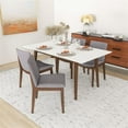 thumbnail image 4 of Diamond Modern Solid Wood Dining Table and 4 Chair Set, 4 of 6