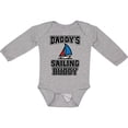 thumbnail image 3 of Inktastic Daddy Sailing Buddy Sailboat Boys or Girls Long Sleeve Baby Bodysuit, 3 of 5