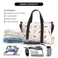 thumbnail image 4 of Travel Duffle Bag Cute Rabbit Carrot Love Travel Tote Bags Carry on Luggage Waterproof Weekender Bags with Top Handle Adjustable Shoulde Strap for Travel Gym, 4 of 5