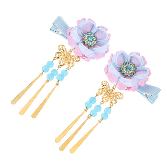 UPOUART 1Par Pinza De Con Japonés Y Borlas Para Uso En Tradicional