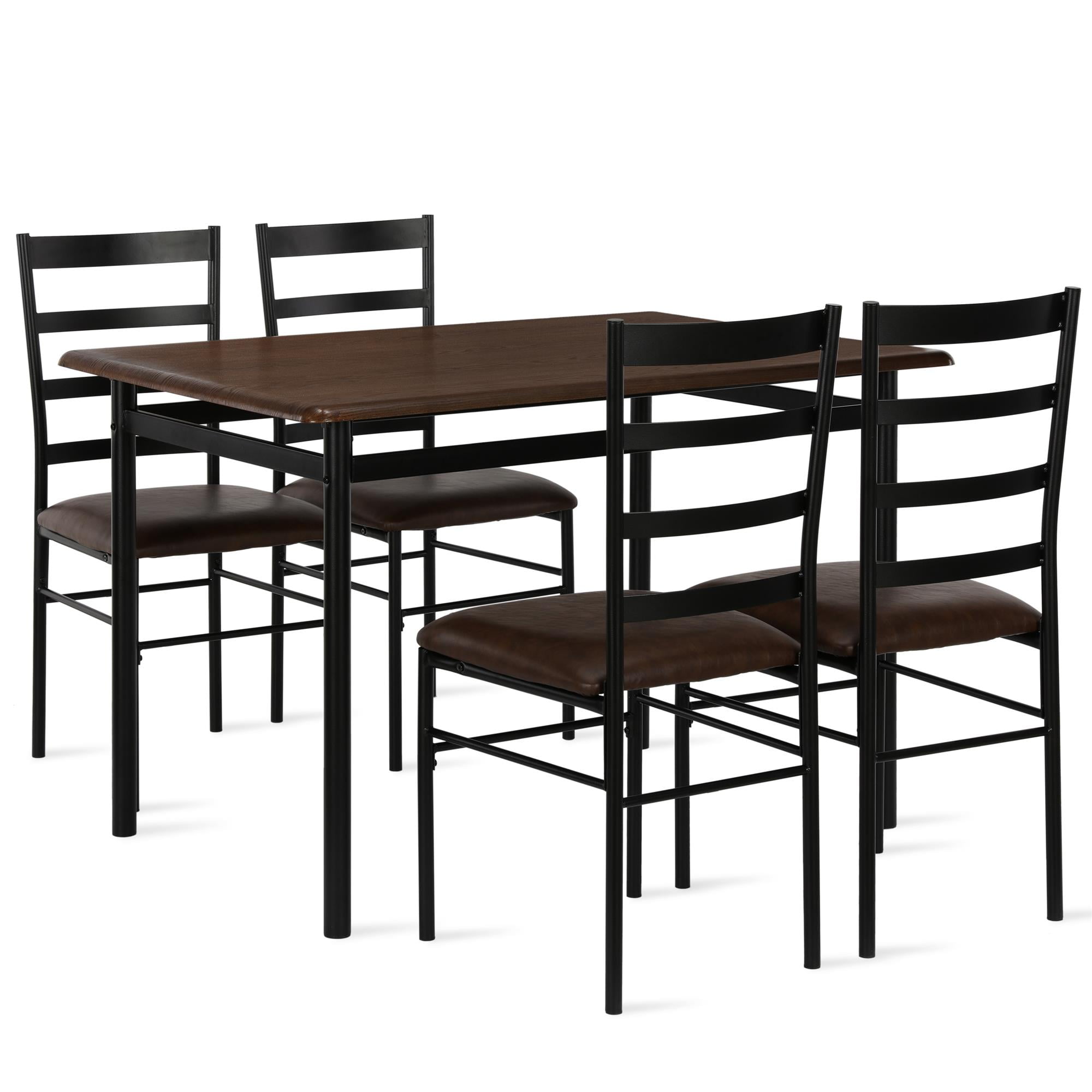 Mainstays 5 Piece Wood Metal Dining Room Set