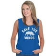 thumbnail image 5 of Save the Winos Rhinoceros Wine Lover Tank Top Tee Shirt Women Brisco Brands M, 5 of 6