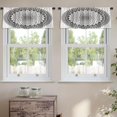 thumbnail image 2 of LALILO Kitchen Curtain Valance Mandala Vintage Decorative Rod Pocket Window Curtain 52"x 18" Set of 2, 2 of 5