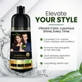 thumbnail image 6 of (5 pack) Herbishh Chestnut Brown Shampoo, Hair Dye Shampoo 3 in 1, 100% Grey Coverage, Demi-Permanent Hair Color for Men & Women, With Eyelash Enhancing Serum Combo, 6 of 6