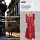 thumbnail image 5 of Vestido largo con estampado floral bohemio Cuello en V Cordón con cordones Ropa de manga larga Yuarrent AP000133-10B, 5 of 5