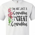 thumbnail image 4 of Inktastic I'm Not Just a Grandma, I'm a Great Grandma Flowers T-Shirt, 4 of 5
