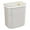 Gray, variant on geerera 10L Trash Can with Lid, Press Top Bin for Kitchen Bathroom Living Room
