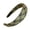 Green, variant on SmartBy Women Headband Retro Plaid Pattern Thick Sponge Filling Soft Fabric Hair Hoop Fluffy Hairstyle Hair Accessory