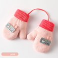 thumbnail image 5 of Children's Winter Mittens Snow Gloves for Boys Girls Knit Thermal Ski Handwear, 5 of 7