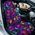 thumbnail image 3 of Xixirimido Colorful Skulls Car Accessories Sweat Towel Seat Cover Universal Non-Slip for Car Truck SUV Athletic Running Towel for Workout Outdoor Sport Activities, 3 of 8