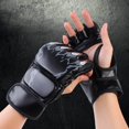 thumbnail image 4 of Gants de Boxe Respirants Équipement de Protection pour Hommes Femmes Sac de Frappe Griffe de Tigre et Noir, 4 of 9
