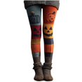 thumbnail image 2 of Ounisa Women's Halloween Graphic Yoga Leggings, Breathable Stretchy Tights with Lifting Effect for Gym Running Lounge Wear, 2 of 3