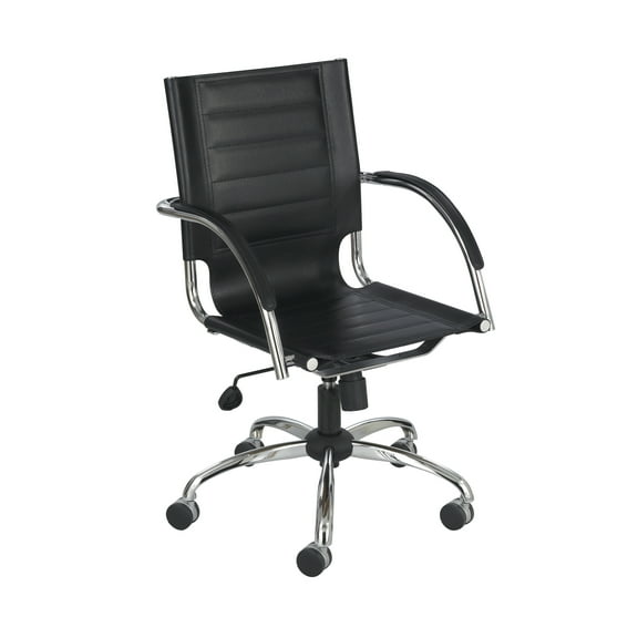 Flaunt™ Managers Chair Black Leather