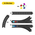 thumbnail image 3 of Intelino Smart Train Track Extension Pack - STEM Coding Train Track Set - Educational Toy for Kids - Classroom & Home Learning Interactive Track Set | Durable & Lightweight, 3 of 5