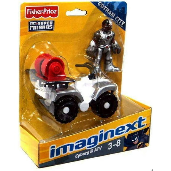 DC Super Friends Imaginext Cyborg & ATV Figure Set