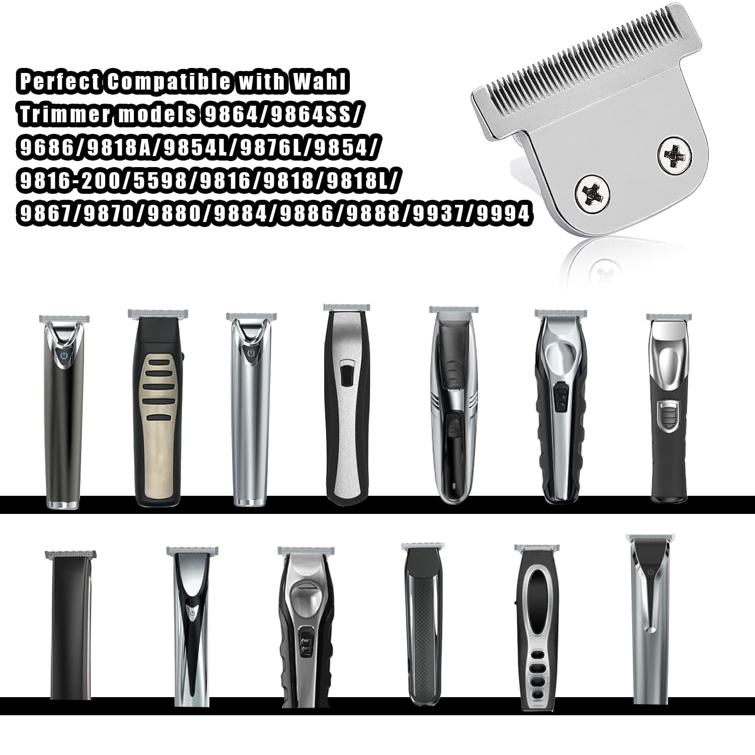 T-Blade Detachable Replacement Clipper Blade（1 pack）