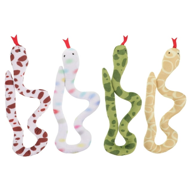 Shisuyan Jouet pour Chat Durable Peluche de Jeu Interactif 4 Pcs 20.5X1.6X0.8In