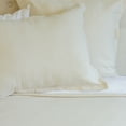 thumbnail image 2 of 20" x 26" Delfina Ivory Cotton Standard Sham - Machine Washable, 2 of 5