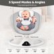 thumbnail image 4 of Baby Swing Feitiong Bluetooth con mando a distancia de 9 kg, color gris, 4 of 6