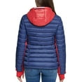 thumbnail image 6 of Tommy Hilfiger Womens Packable Hooded Puffer Jacket(Navy/Crimson, XL), 6 of 6