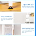 thumbnail image 4 of Estantería de almacenamiento para baño Simple Trending de 4 niveles, blanca, 4 of 8