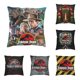 thumbnail image 2 of Funda de almohada decorativa con póster de película clásica genial de Jurassic Park, funda de cojín con estampado 3D de dos lados del mundo de los dinosaurios para sofá, 2 of 5