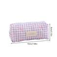thumbnail image 3 of Cloth Pencil Pouch Makeup Brush Bags - Versatile Travel Organizer for Cosmetics, Toiletries, and Small Gadgets - Perfect Gift for Any Occasion, Lightweight and Stylish Design,Purple, 3 of 5